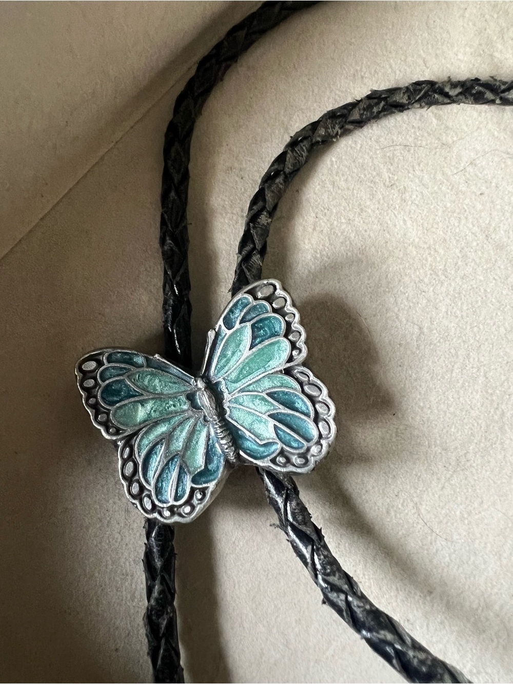 Turquoise Siskiyou Buckle Co Inc Butterfly Bolo Tie